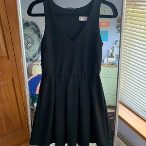 Simple black dress